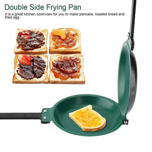 🔥Semi-Annual Sale-30% OFF🍅DOUBLE SIDED NON-STICK FRYING PAN