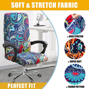 (🔥Summer Sale-30% Off) One Piece Printed Office Chair Cover