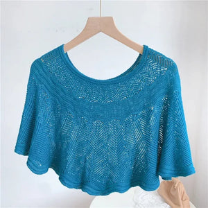 (🔥🔥Semi-Annual Sale-30% OFF🌟)Knitted Sun-proof Shawl