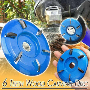 (🎁Christmas Big Sale-30% OFF) 6 Teeth Wood Carving Disc